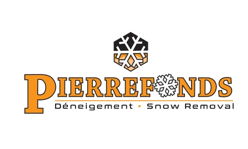 Pierrefonds snow removal logo design